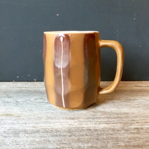 Mid Century Mug - Textured Geometric Mug - Made in Japan