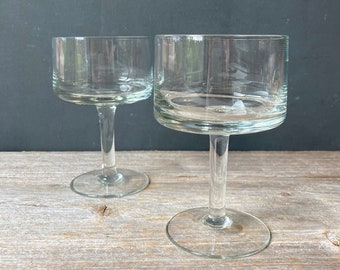 2 - 1960s Champagne Glasses - Modern Champagne Coupes