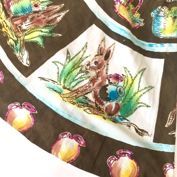 Hand Painted Mexico Skirt by Artegreen - Donkey Sk