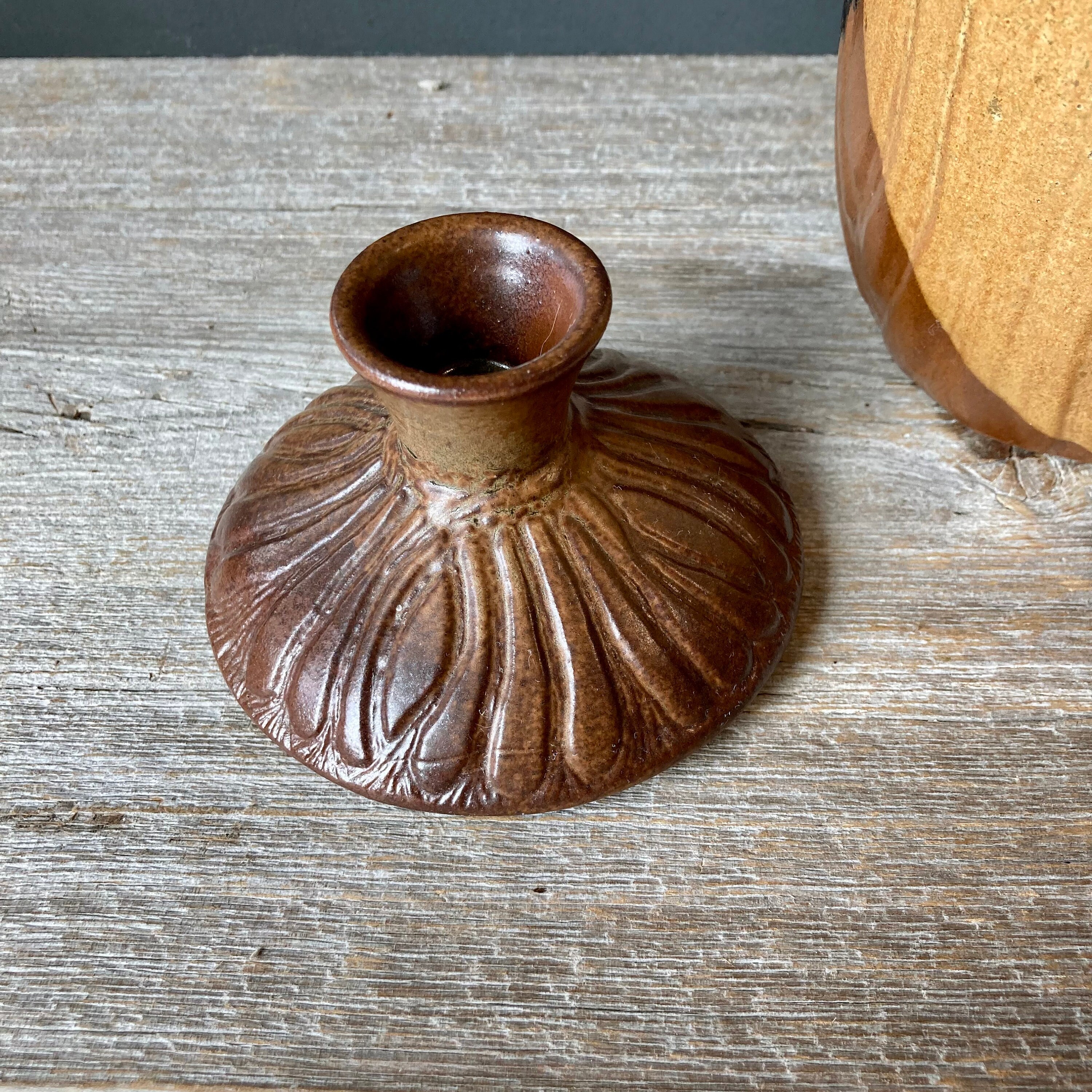 ヴィンテージ陶器の蓋付き瓶 - Etsy 日本