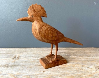 Mid Century Carved Roadrunner - Teak Roadrunner