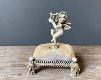 Vintage Italian Cherub Pincushion