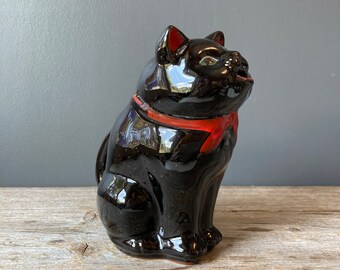 Vintage Black Cat Creamer - Made in Japan Figural Creamer