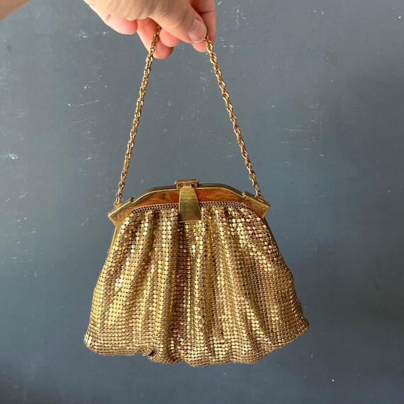 Vintage Gold Mesh Purse Whiting and Davis Etsy Canada