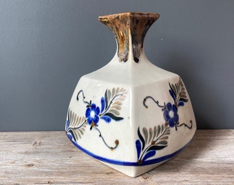 Vintage Handmade Mexico Flower Vase