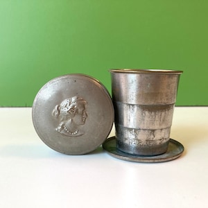 Antique Collapsable Cup - Ladies Folding Cup