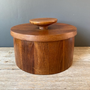 Jens Quistgaard - Mid Century Modern Teak Ice Bucket  - Made in Denmark