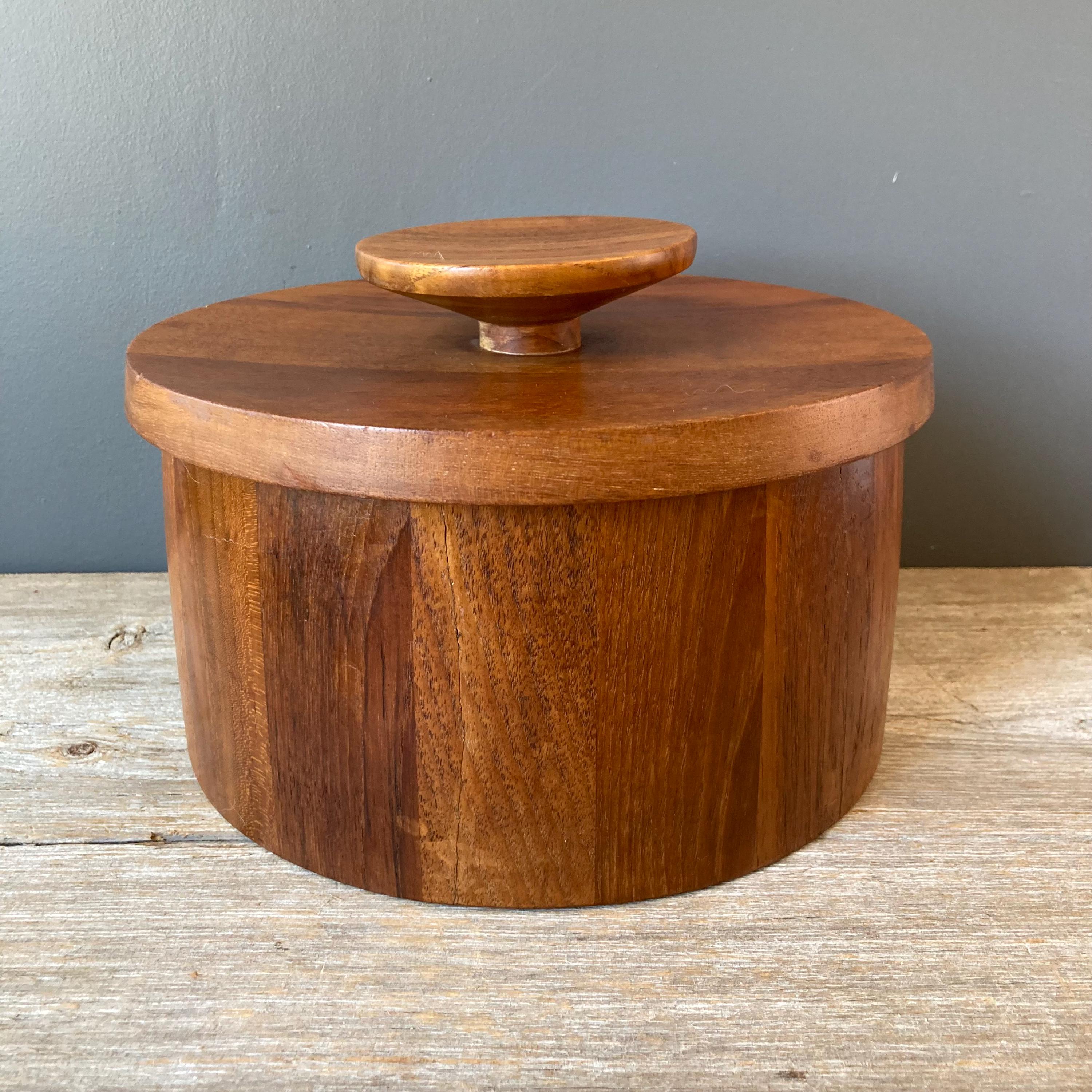 Jens Quistgaard - Mid Century Modern Teak Ice Bucket  - Made in Denmark