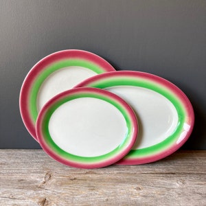 Mid Century Watermelon Caribe China Restaurant Plate