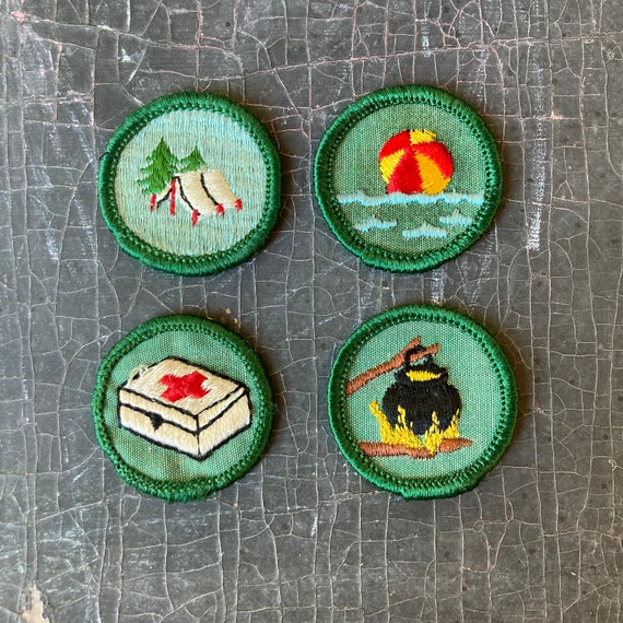 1964 Girl Scout Badges Singles 