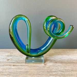 Murano Glass Abstract Form Sculpture