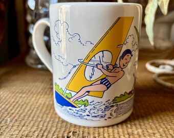 Vintage Suske en Wiske Mug - Albert Heijn 1992 Kilncraft Cup - Belgian Comic Collectible 90s Mug