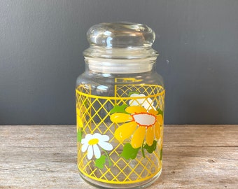 Vintage Summer Daisies  Jar by Hildie