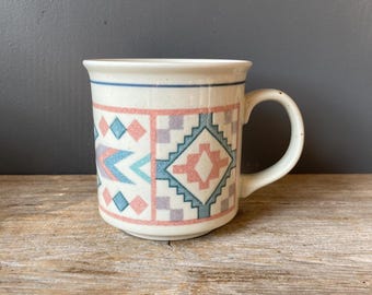 Vintage Otagiri Mug with Santa Fe Pattern  - Made in Japan