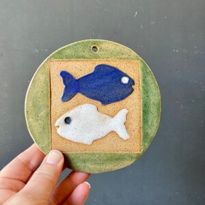 1976 Wall Plaque/ Trivet Fish Trivet image 1