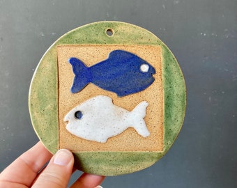 1976 Wall Plaque/ Trivet - Fish Trivet