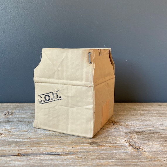 1980s Michel Harvey Cardboard Box - Made in Quebec - Etsy