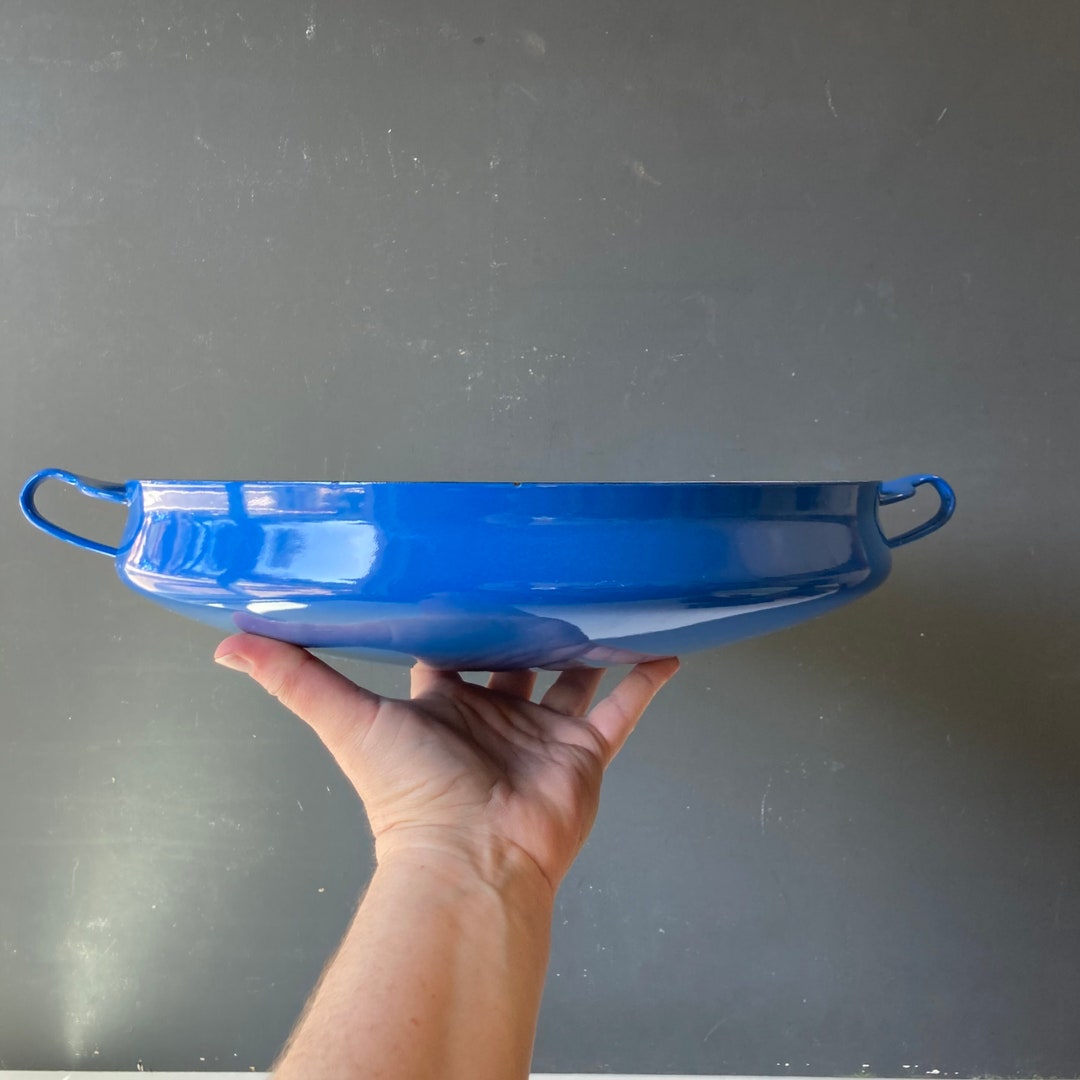 Dansk Paella Pan Dansk Kobenstyle Enamel Blue Mid Century Etsy