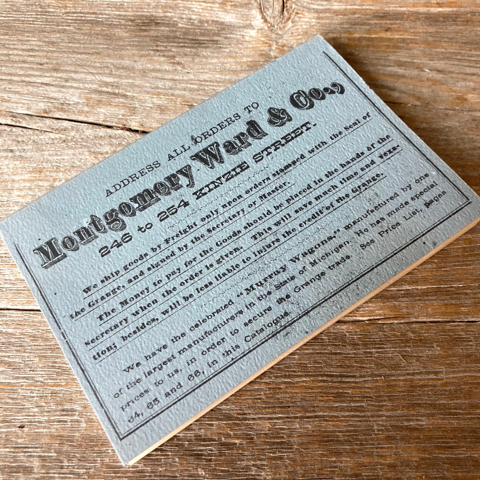 1875 Montgomery Wards Catalogue Etsy