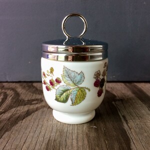 Small Vintage Porcelain Egg Coddler by Royal Worcester - Made in England - Lavinia