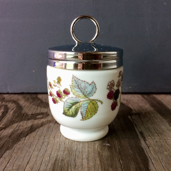 Small Vintage Porcelain Egg Coddler by Royal Worcester - Made in England - Lavinia