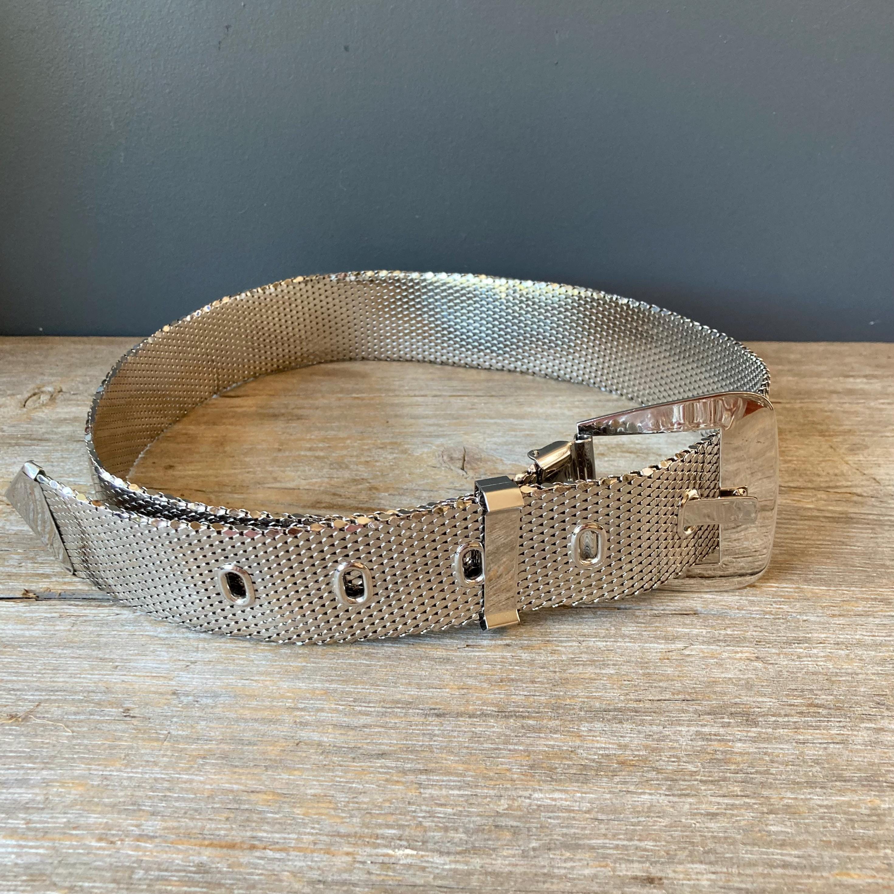 80s 90s vintage mesh stainless belt USA製 90325044_007_m
