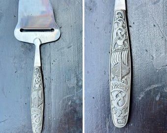 Mid-century moderne Viking kaasschaaf - Vintage - Gemaakt in Noorwegen
