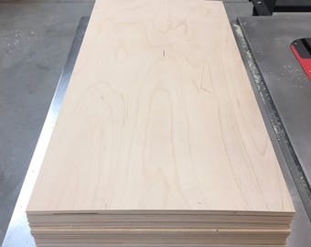 Glowforging? 3 mm Baltic Birch plywood - 12 x 20" sheets  (22 sheets)