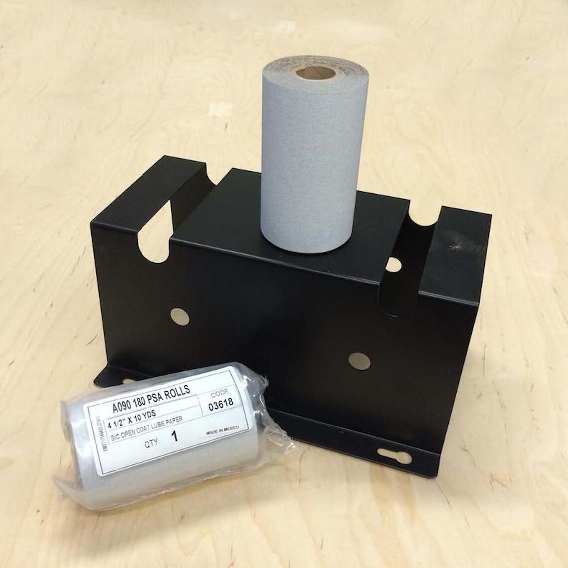 Sandpaper Dispenser for 4.5 Rolls holds Two Rolls Etsy