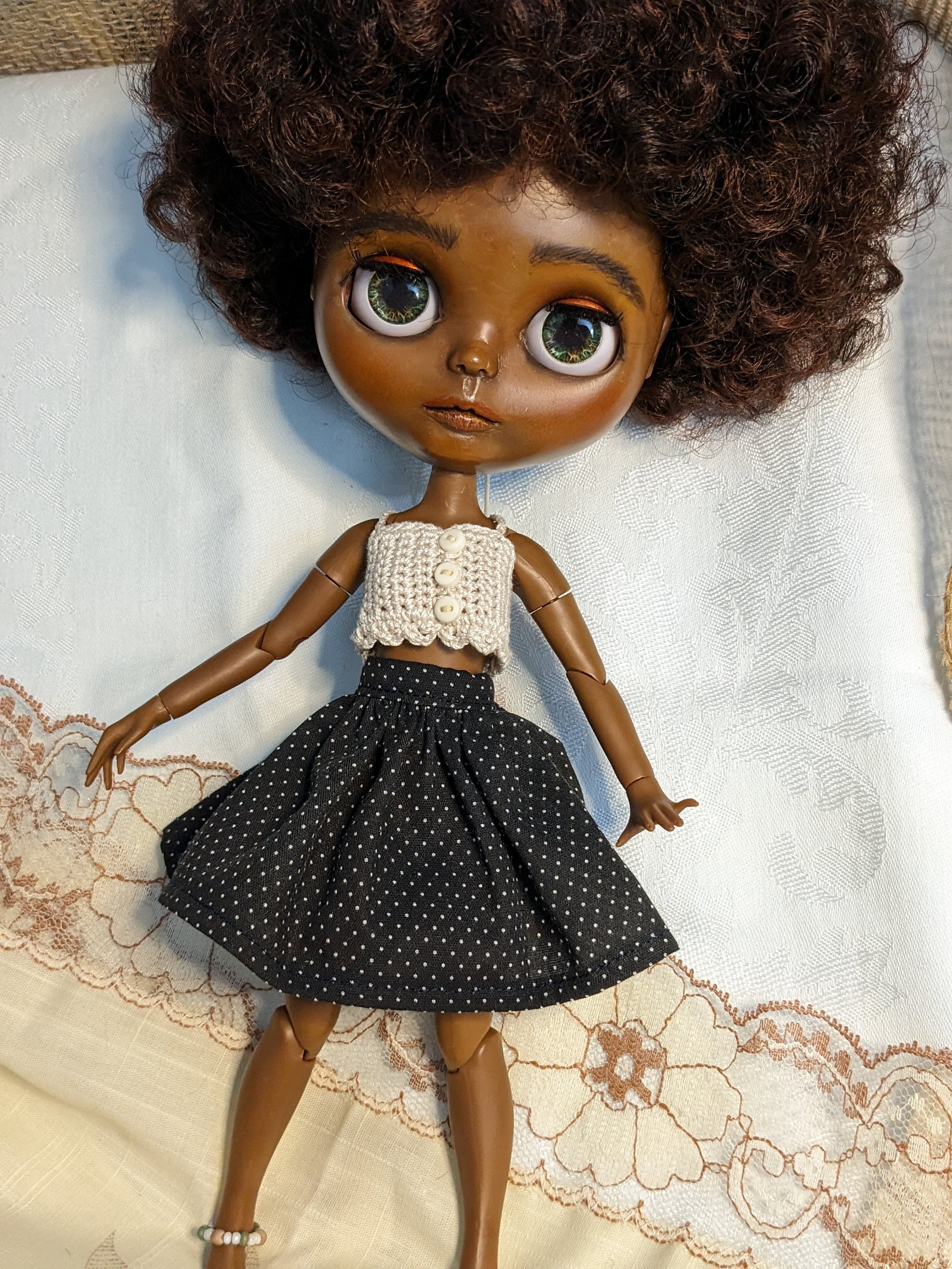 Blythe Doll Black Skirt - 4 Styles to Choose From - Ready to