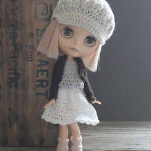 Blythe Crochet Long Sleeved Shrug Mori Girl Style Mix and Match Separates - Made to Order