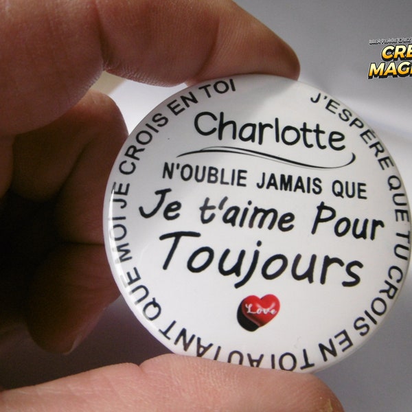 Magnet avec prenom personnalisable