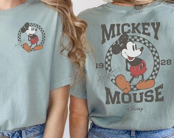 Comfort Colors Retro Mickey Mouse Shirt, Disney Trip T-Shirt, Vintage Disneyland Mickey Sweatshirt, Magic Kingdom Gift, Classic Mickey Tee