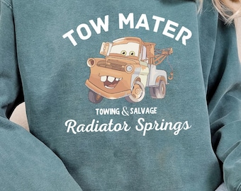 Comfort Colors Cars Tow Mater Shirt, Disney Cozy Cone Motel T-Shirt, Disney Cars Sweatshirt, Disney Gift, Disney World Radiator Springs Tee