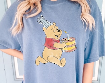 Comfort Colors It’s My Birthday Shirt, Winnie the Pooh Sweatshirt, Disney Birthday T-shirt, Pooh Bear Tee, Disney The Pooh Birthday Gift