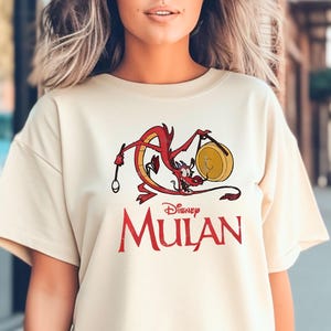 Comfort Colors Disney Mushu Shirt, Retro Mulan Mushu Dragon T-Shirt, Walt Disneyworld Tee, Disney Trip Gift, Disney Mulan Mushu Sweatshirt