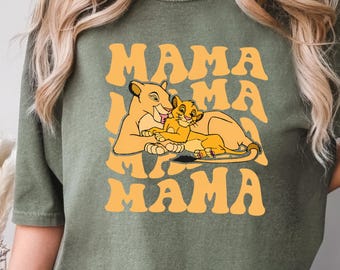 Comfort Colors Lion King Sarabi Mama Shirt, Disney Mama Sweatshirt, Disney Sarabi And Simba Tee, Mother's Day Gift, Happy Mom Days T-Shirt