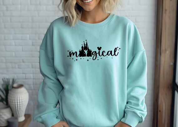 Comfort Colors Magical Castle Shirt, Magical Tinkerbell T-Shirt, Disneyland Magical Tee, Disney Tinkerbell Sweatshirt,  Disney Magical Gift