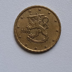 Sammelmünzen FINNLAND EU Europa Münze 10 Cent 2000 Spenden Bild 1