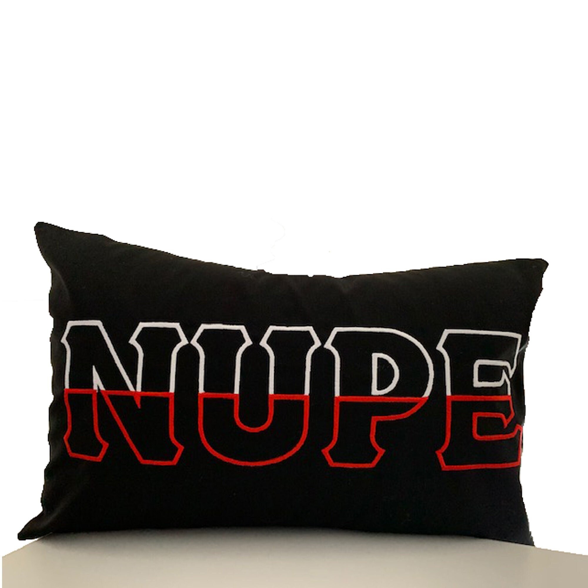 Kappa Alpha Psi Pillow: Embroidered NUPE Fraternity Lumbar Pillow (Insert Included)
