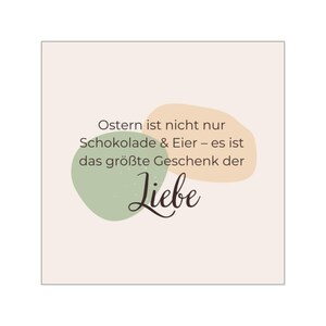 Ostern ist mehr als Schokolade und Eier - Sticker mit der wahren Botschaft der Auferstehung | Glaubensstatement | Ostern Deko und Geschenk