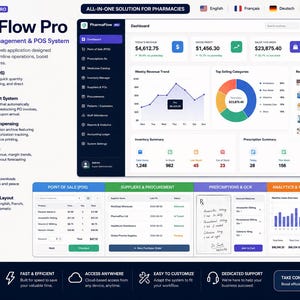 PharmaFlow Pro – Modern Pharmacy Management & POS System