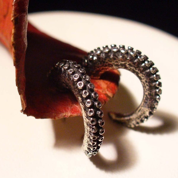 Thick and Curvaceous - Octopus Tentacle Earrings