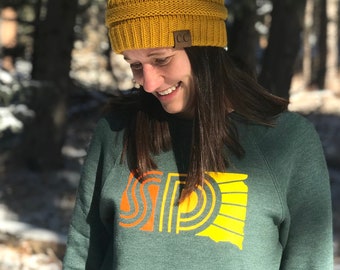 South Dakota SD Sunny Crewneck Sweatshirt – SoDak Souvenir