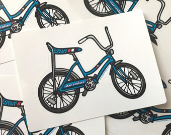 rainbow banana seat bike