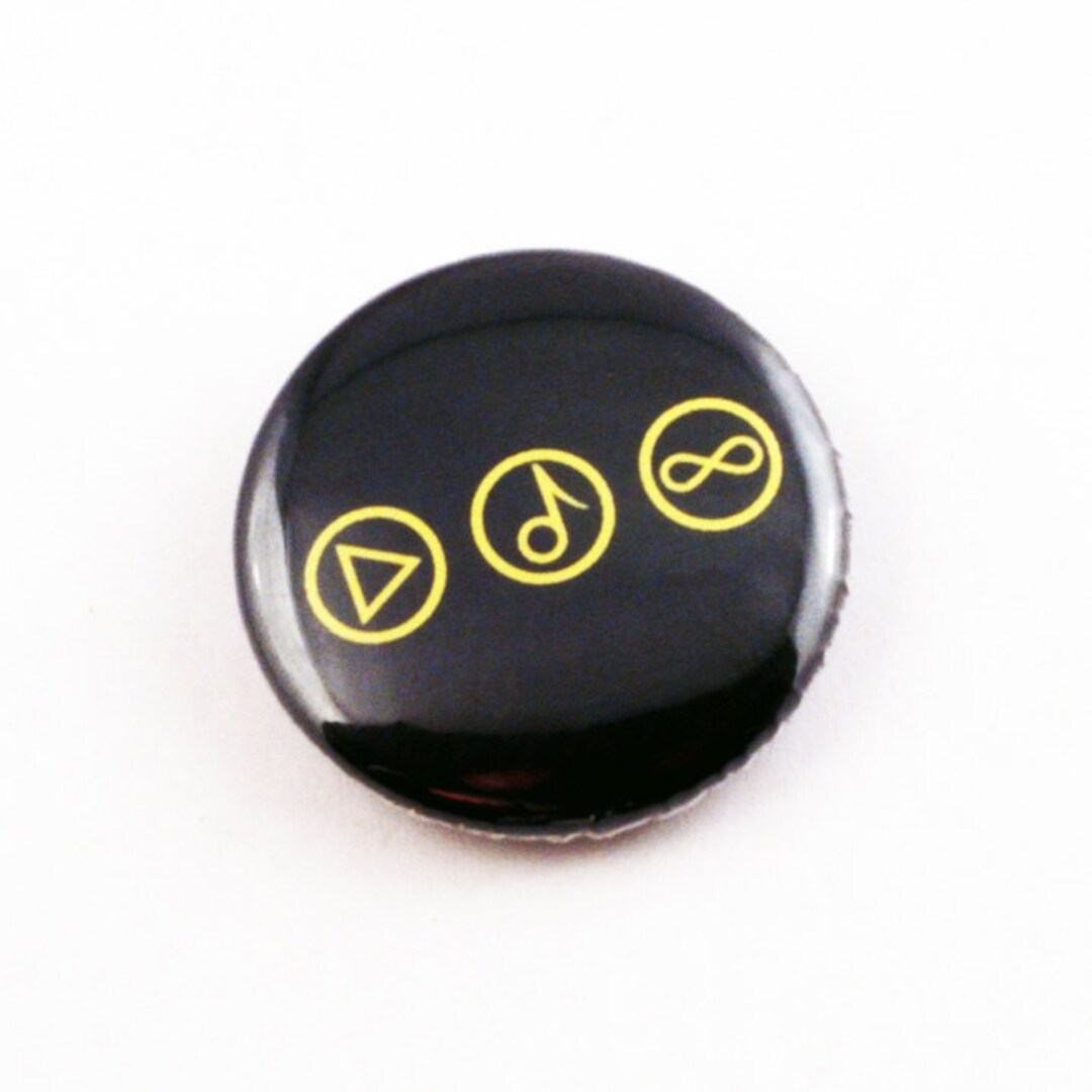 Press Play - Play Button - Pin
