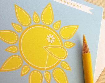 Thank You Card - Thank You Sunshine by Oh Geez Design