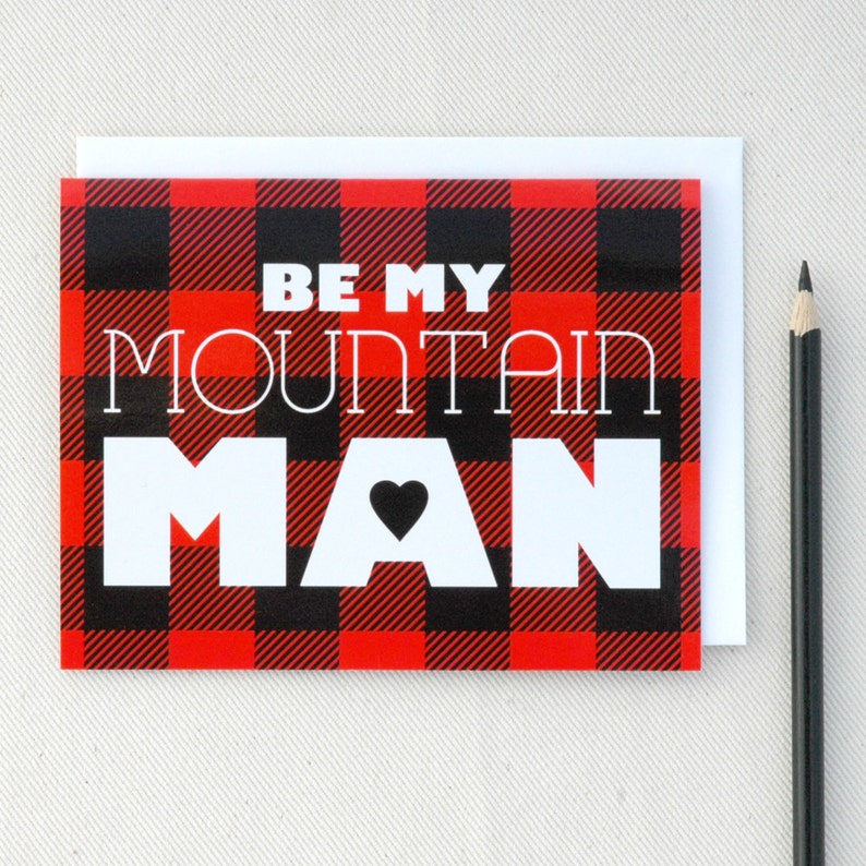 Valentine Be My Mountain Mama Valentines Day Card Anniversary Card Love Card image 4