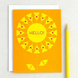 Congratulations Card Congrats Graduation Card Geometric Balloon Blank Card image 4