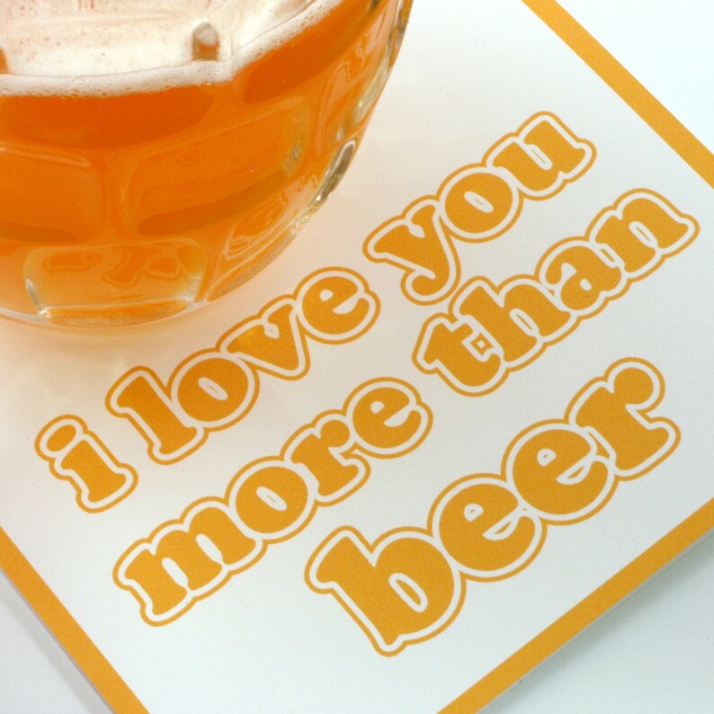 Funny I Love You Card I Love You More Than Coffee Card by Oh Geez Design image 5